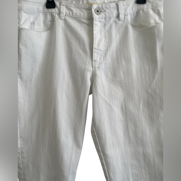 Coldwater Creek White Embroidered Jeans Size 12 - Picture 10 of 10